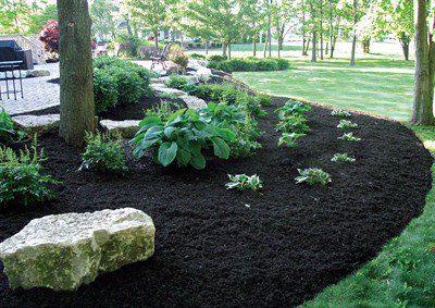 Black Hardwood Mulch - Cornerstone Landscape Supply