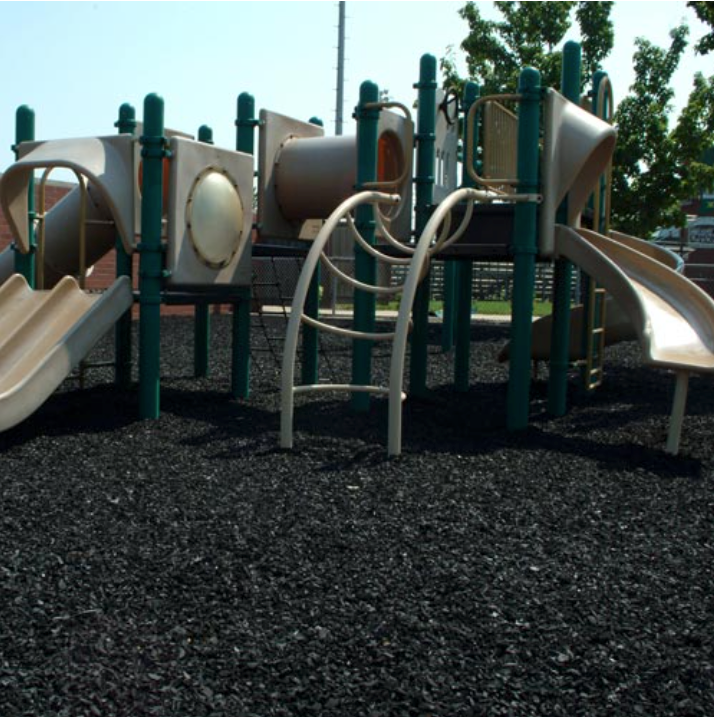 Onyx Black Rubber Mulch - Cornerstone Landscape Supply