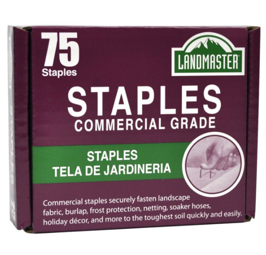 Landmaster Landscape Fabric Staples (75-Pack) - Cornerstone Landscape Supply