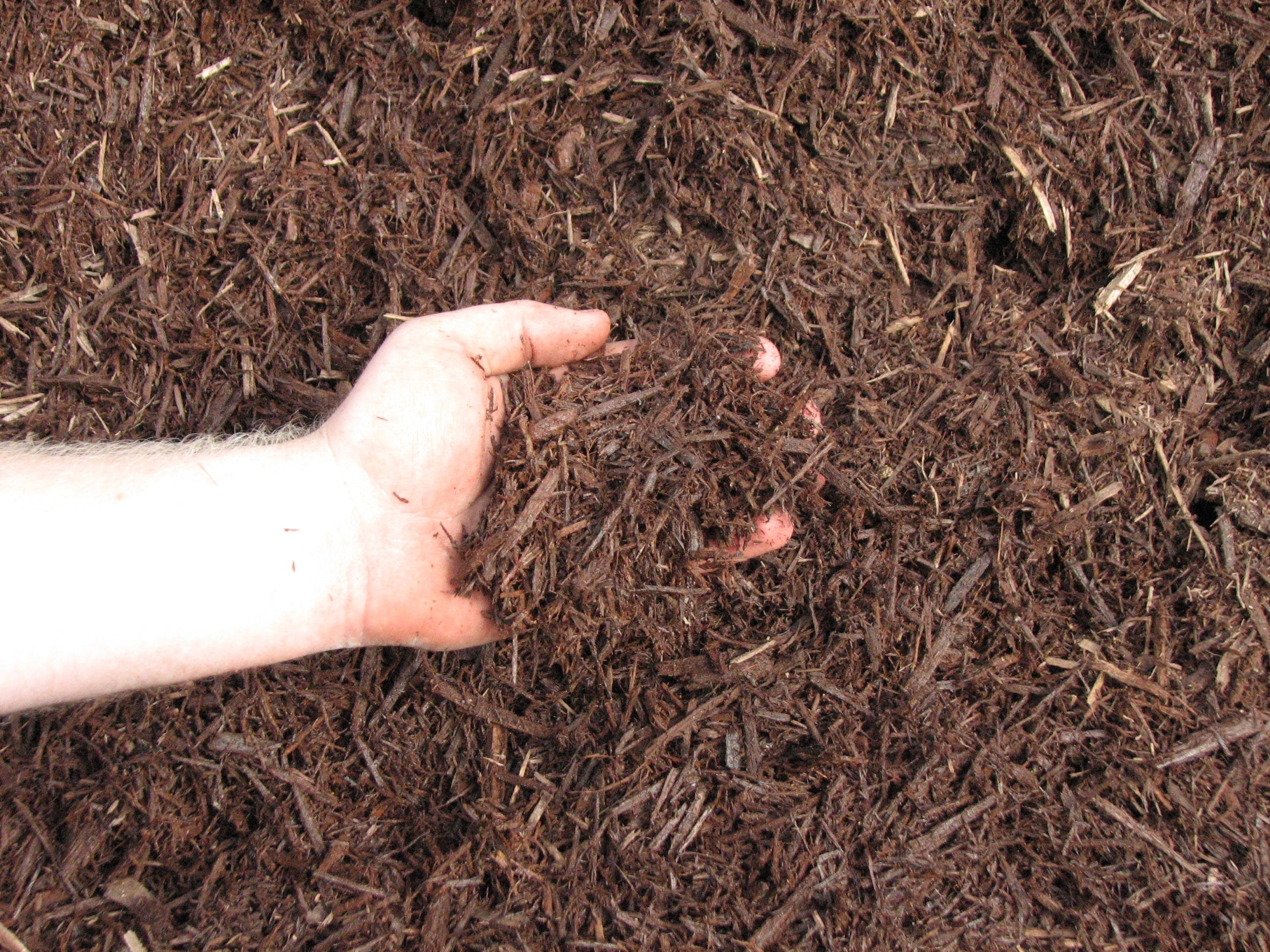 Dyed Brown Hardwood Mulch